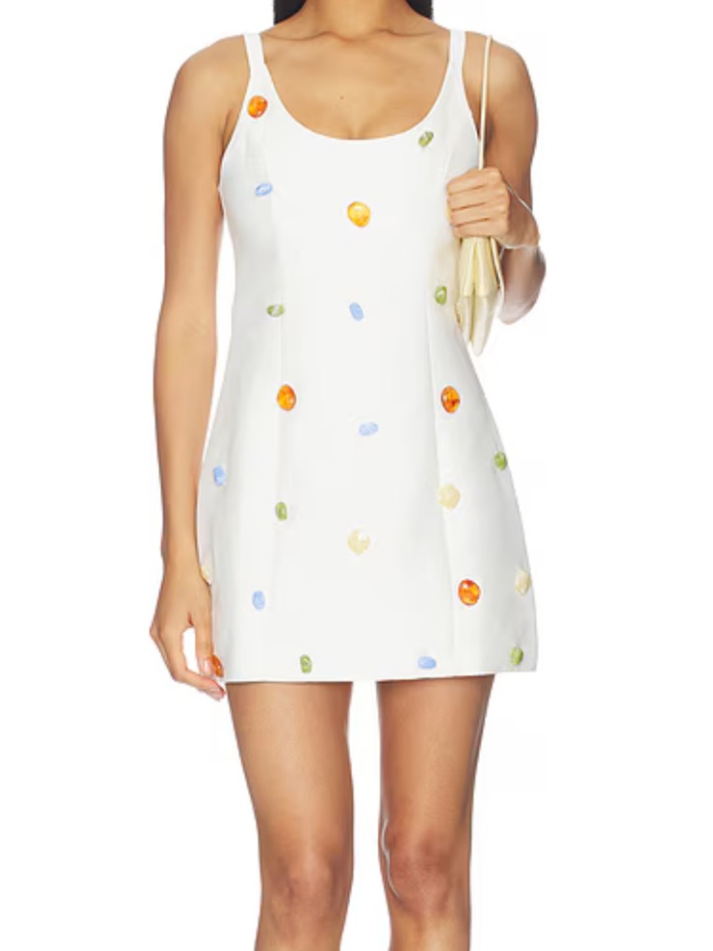 The Wolf Gang Romy Mini Dress in Ivory XS